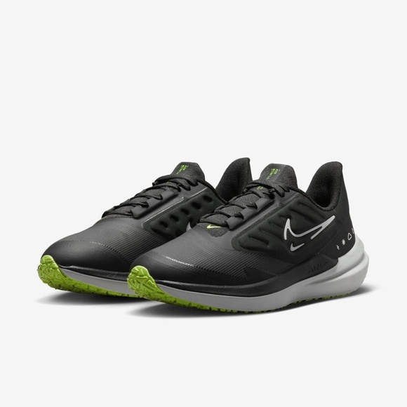 Nike WMNS Air Winflo 9 Shield Women Running Shoes Black/White - Picture 1 of 6
